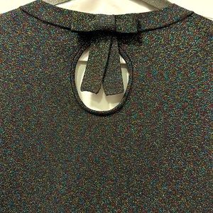 Draper James black sparkle sweater